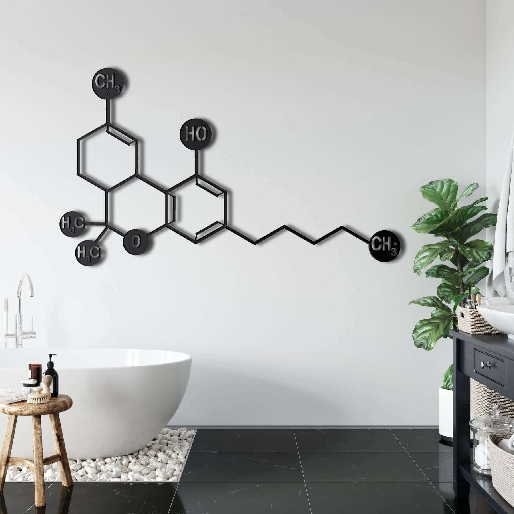 10 hermosas ideas de arte de pared de metal para tu baño – Dekadron, image size:1800x1800