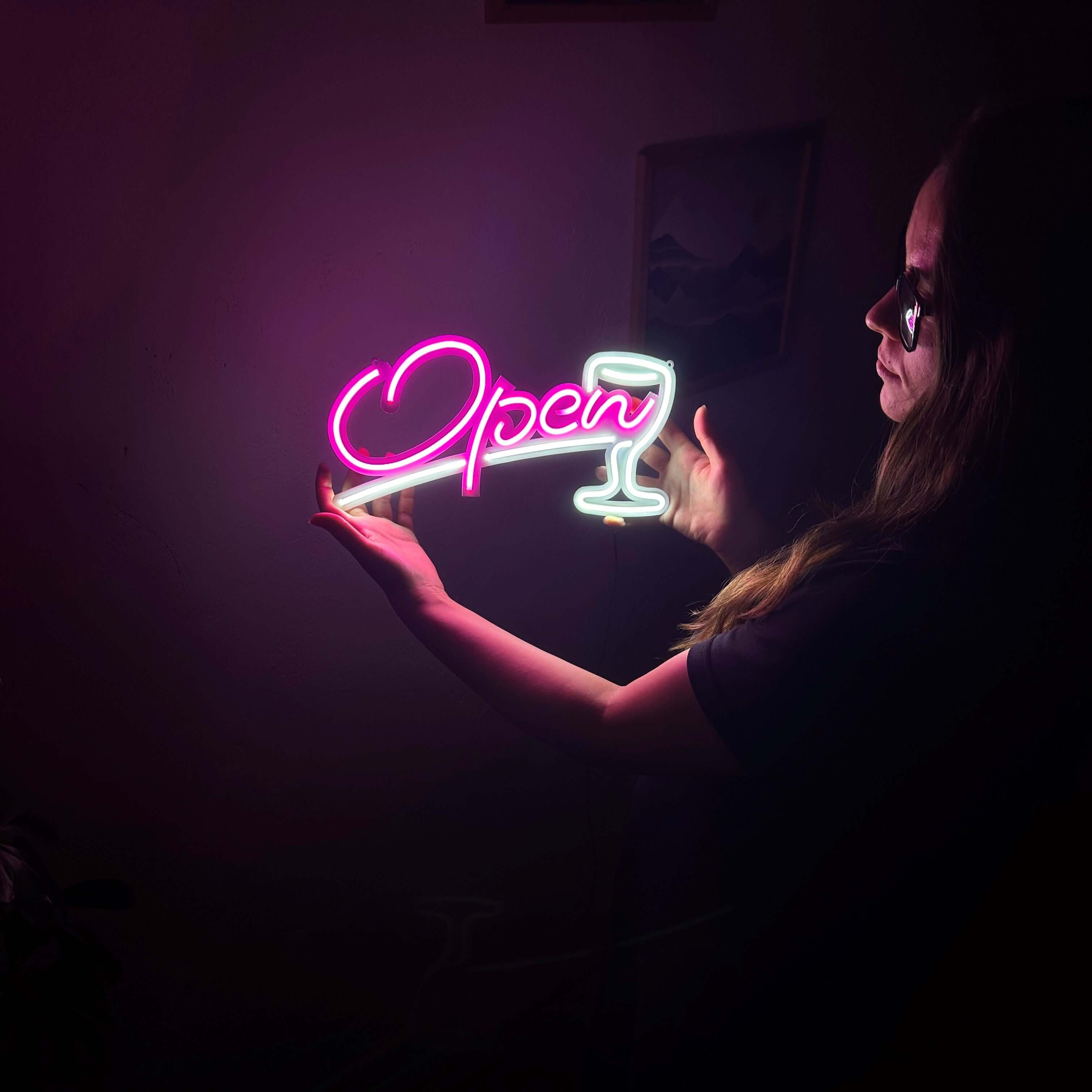 Open Door Neon Metal Sign | Neon Signs – Buy Now | Dekadron