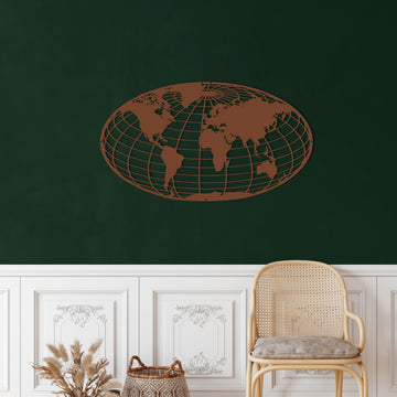 Les meilleurs endroits pour une décoration murale de carte du monde dans votre maison