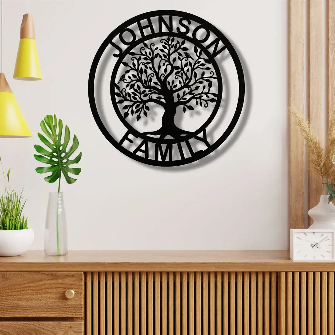 Family Tree Metal Wall Art: A Timeless Addition to Your Home – Dekadron