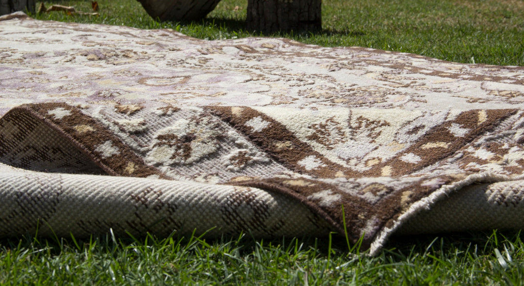 Vintage Carved Handmade Unique Rug  5'11'' X 9'10''