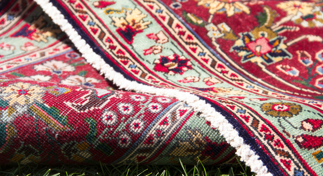 Vintage Oriental Premium Handmade Unique Rug Natural 9'7''  X  13'3''