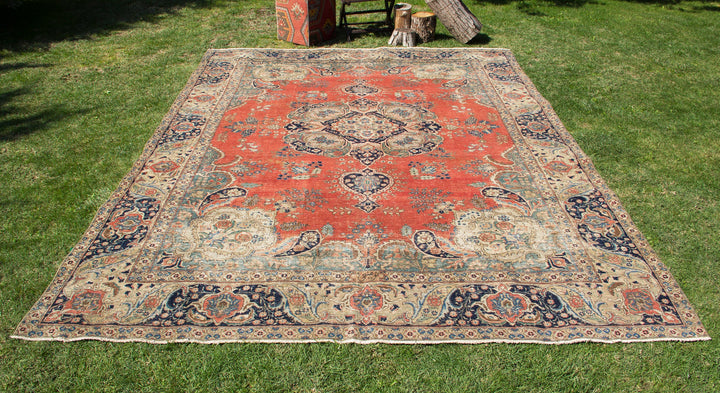 Vintage Oriental Premium Handmade Unique Rug  9'3'' X 12'10''