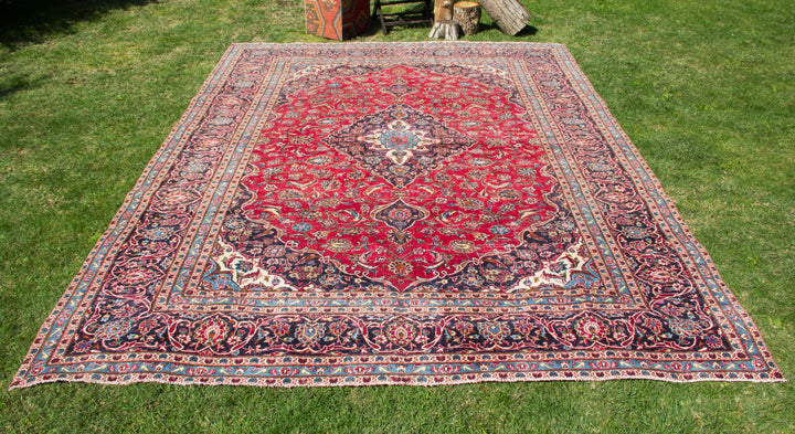 Vintage Oriental Premium Handmade Unique Rug  9'3'' X 12'10''