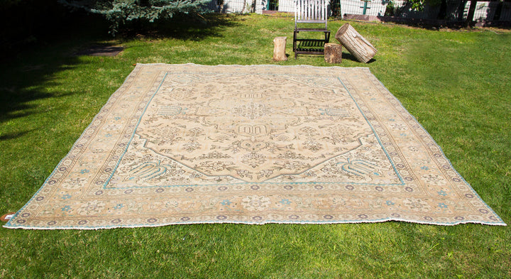 Vintage Oriental Premium Handmade Unique Rug  9'9'' X 13'1''