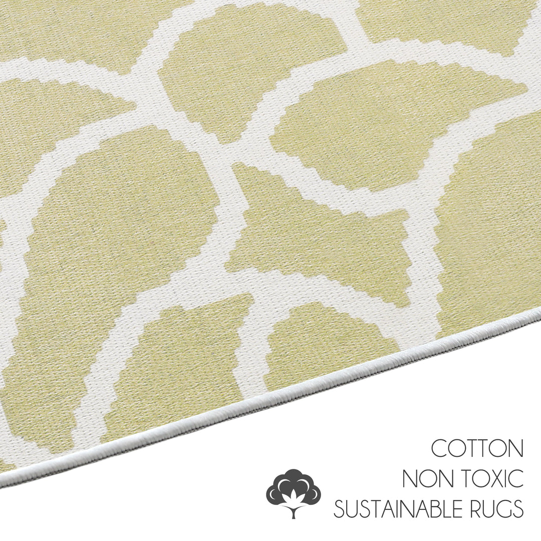 Sussexhome Stone Collection 2 x 3 Foot Heavy Duty Low Pile  Landing Rug Runner