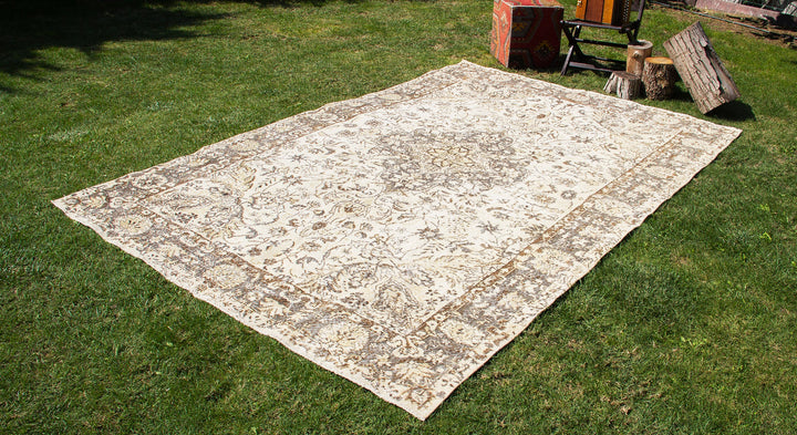Vintage Handmade Unique Rug  6'9'' X 10'6''