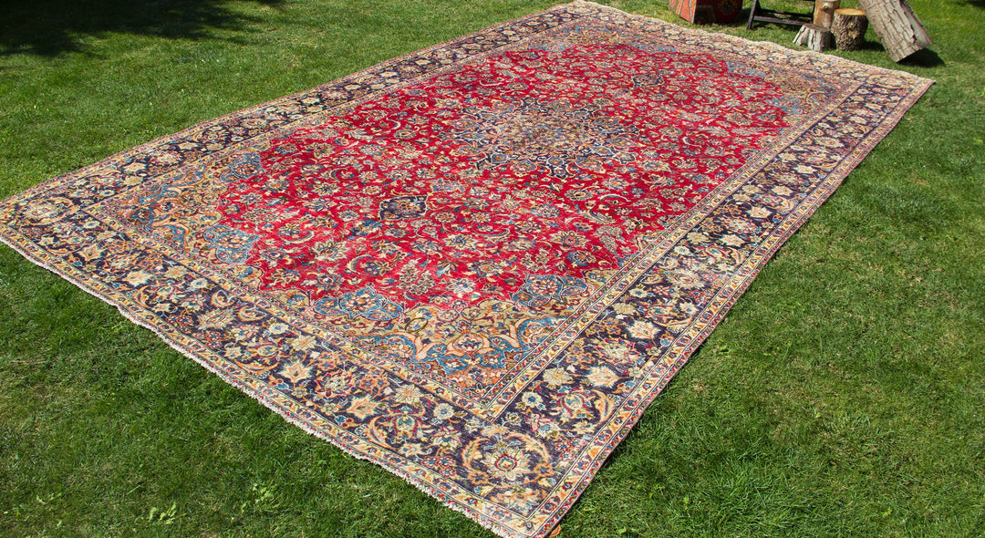 Vintage Oriental Premium Handmade Unique Rug  9'3'' X 15'5''