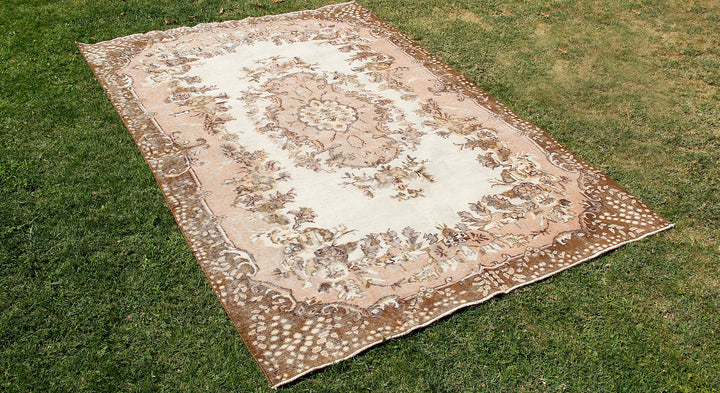 Vintage Handmade Unique Rug  6'5'' X 9'7''