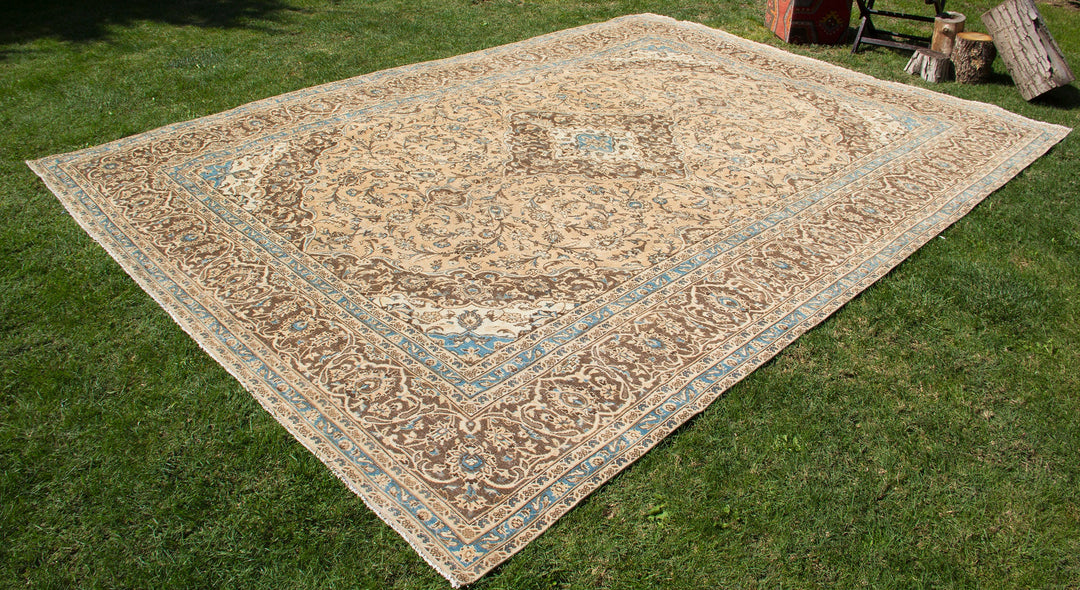 Vintage Oriental Premium Handmade Unique Rug  9'5'' X 12'12''