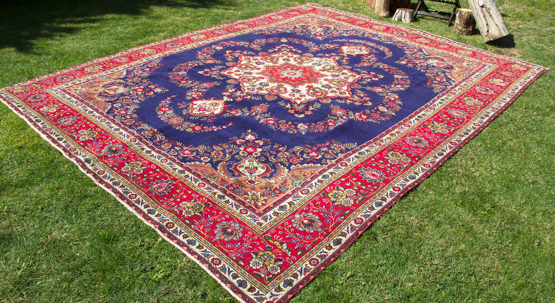 Vintage Oriental Premium Handmade Unique Rug  9'8'' X 12'8''