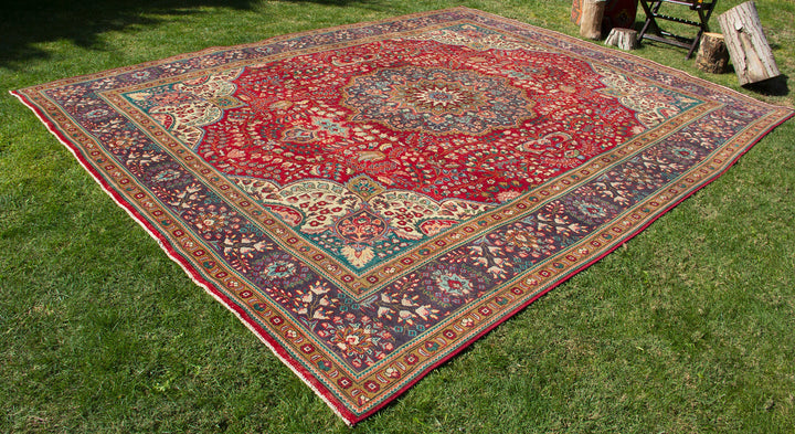 Vintage Oriental Premium Handmade Unique Rug  10'1'' X 12'8''