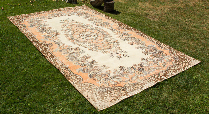 Vintage Handmade Unique Rug  5'10'' X 9'11''