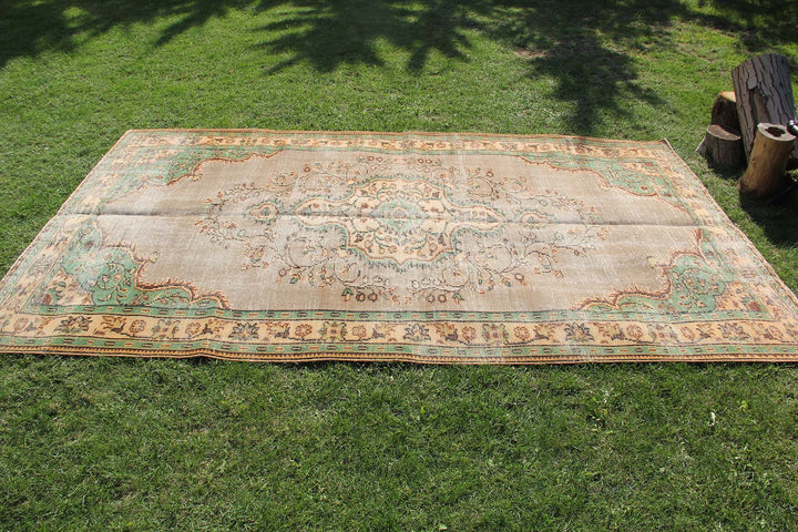 Vintage Handmade Unique Rug  5'10'' X 9'8''