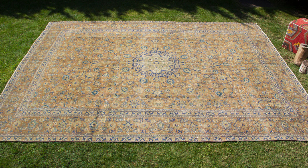 Vintage Oriental Premium Handmade Unique Rug  9'9'' X 13'2''