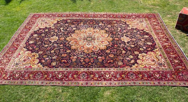 Vintage Oriental Premium Handmade Unique Rug Natural 9'7''  X  13'3''