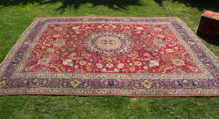 Vintage Oriental Premium Handmade Unique Rug  9'10'' X 12'10''