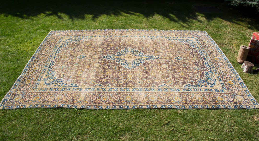 Vintage Oriental Premium Handmade Unique Rug  8'11'' X 12'4''