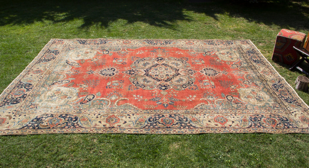 Vintage Oriental Premium Handmade Unique Rug  9'3'' X 12'10''