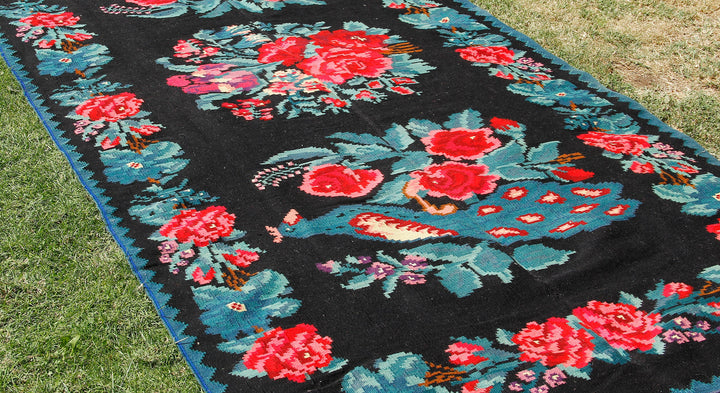 Handmade Unique Rug Kilim  5'6'' X 11'2''