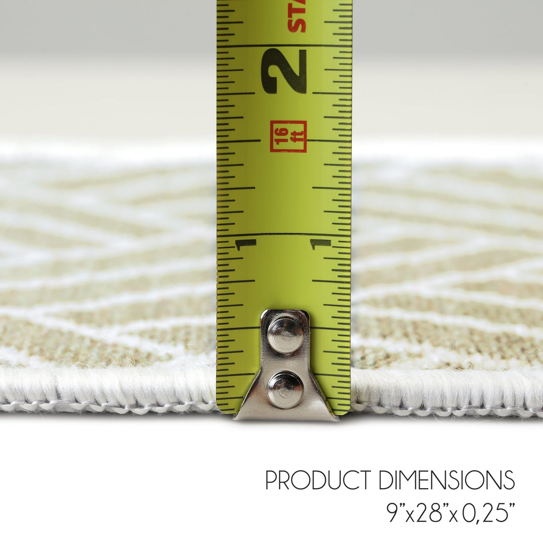 New Age Tetra One Color Design 9" X 28" Stair Treads