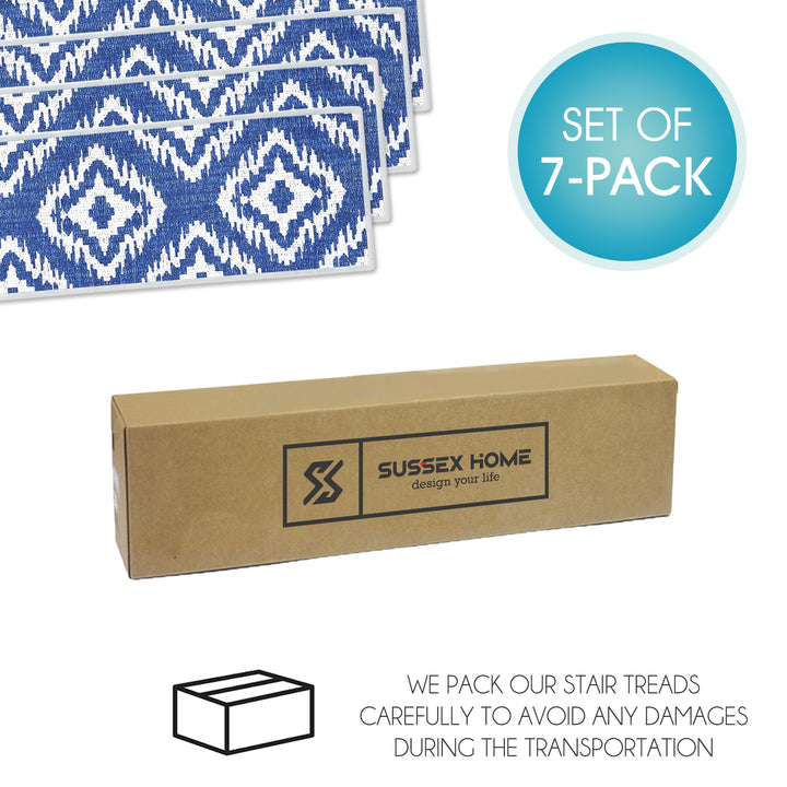 New Age Tetra One Color Design 9" X 28" Stair Treads