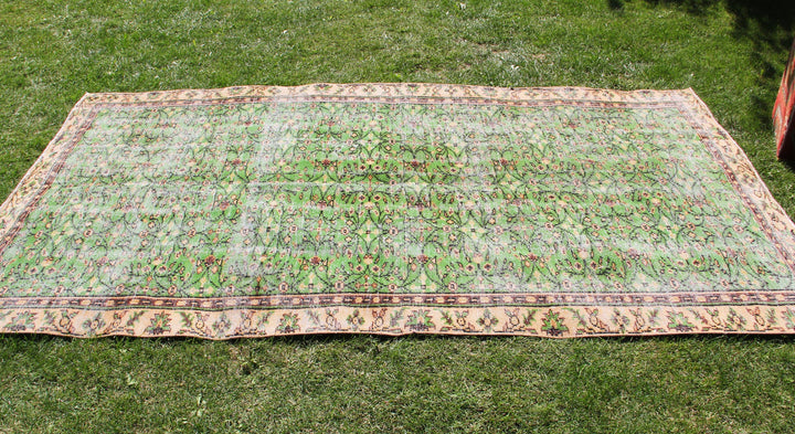 Vintage Handmade Unique Rug  5'4'' X 8'11''