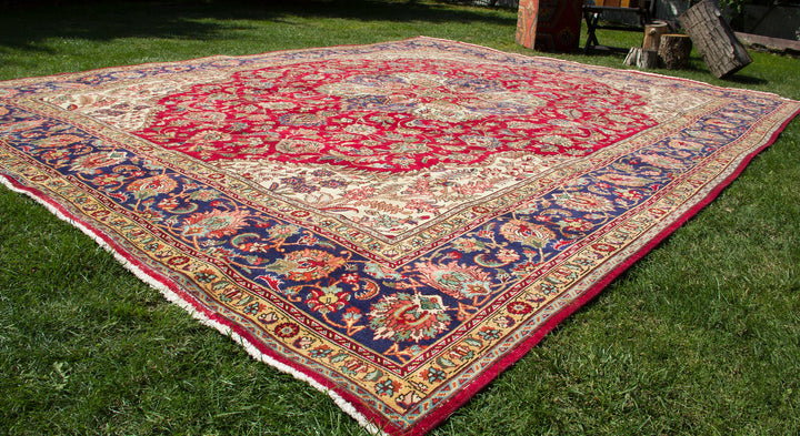 Vintage Oriental Premium Handmade Unique Rug  9'9'' X 12'10''