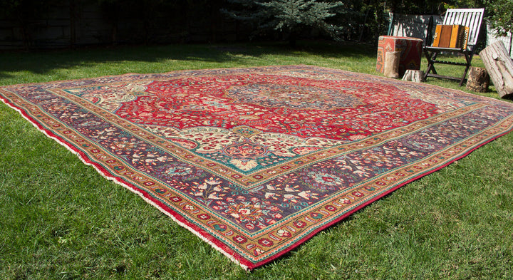 Vintage Oriental Premium Handmade Unique Rug  10'1'' X 12'8''