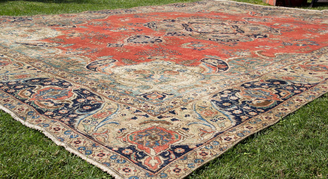 Vintage Oriental Premium Handmade Unique Rug  9'3'' X 12'10''