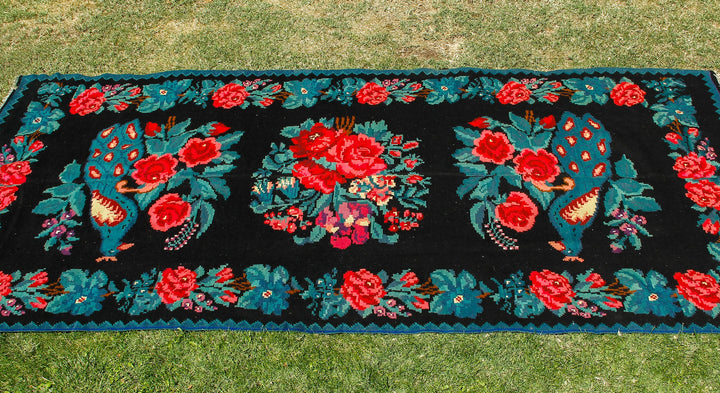 Handmade Unique Rug Kilim  5'6'' X 11'2''