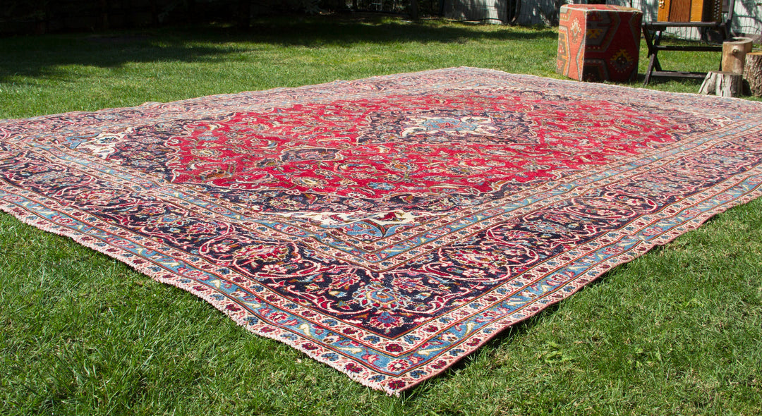 Vintage Oriental Premium Handmade Unique Rug  9'3'' X 12'10''