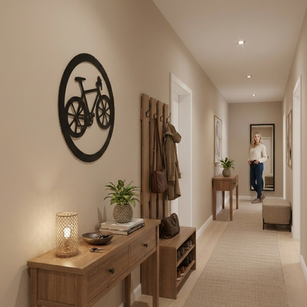 Bicicleta Arte de Pared de Metal