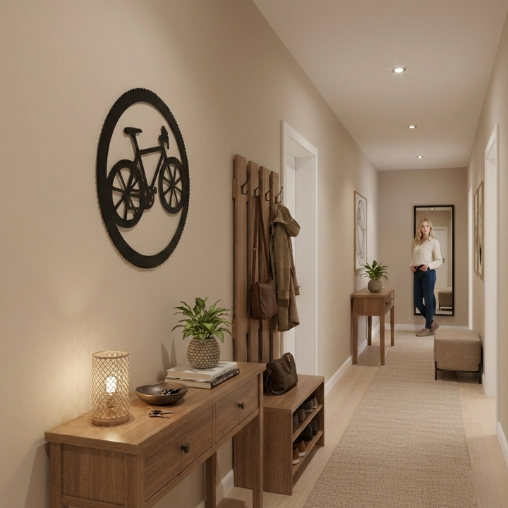 Bicicleta Arte de Pared de Metal