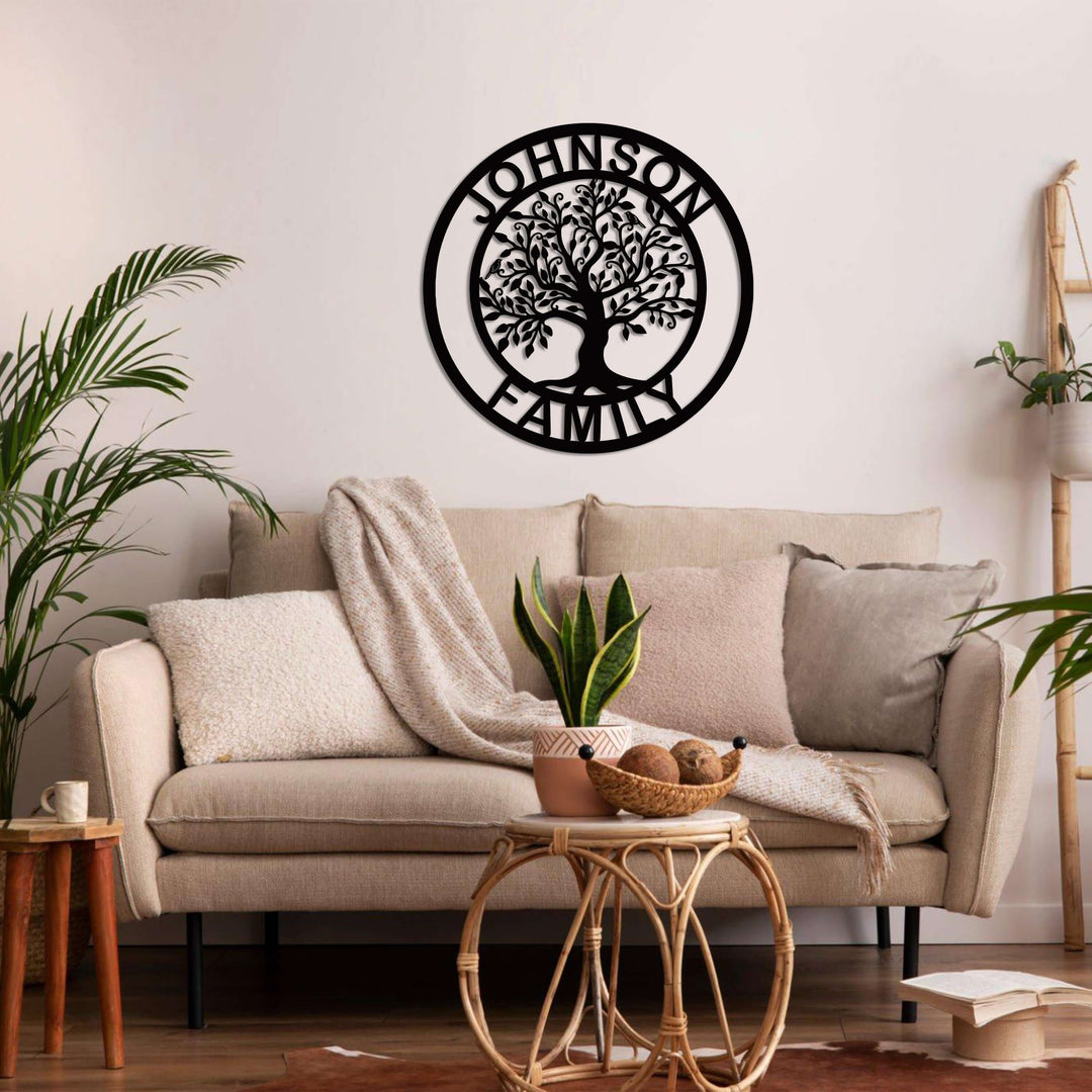 Family Tree Personalized Metal Wall Art | Decor – Buy Now | Dekadron