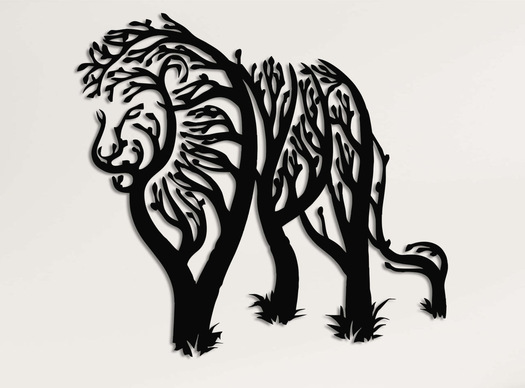 Lion King Metal Wall Art - Decor available at Dekadron for $84.90