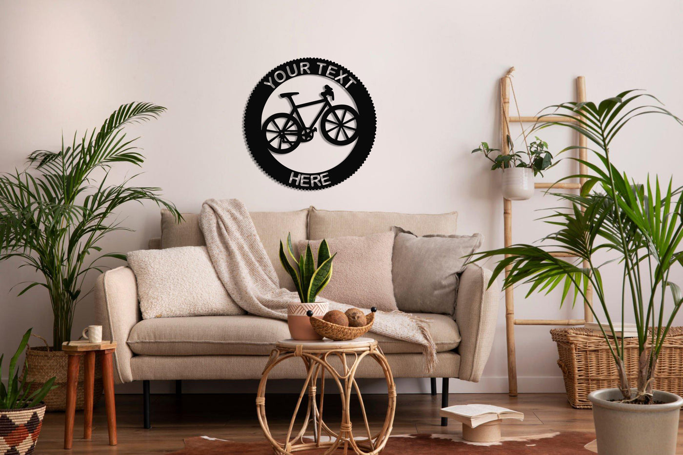 Personalized Bike Metal Wall Art
