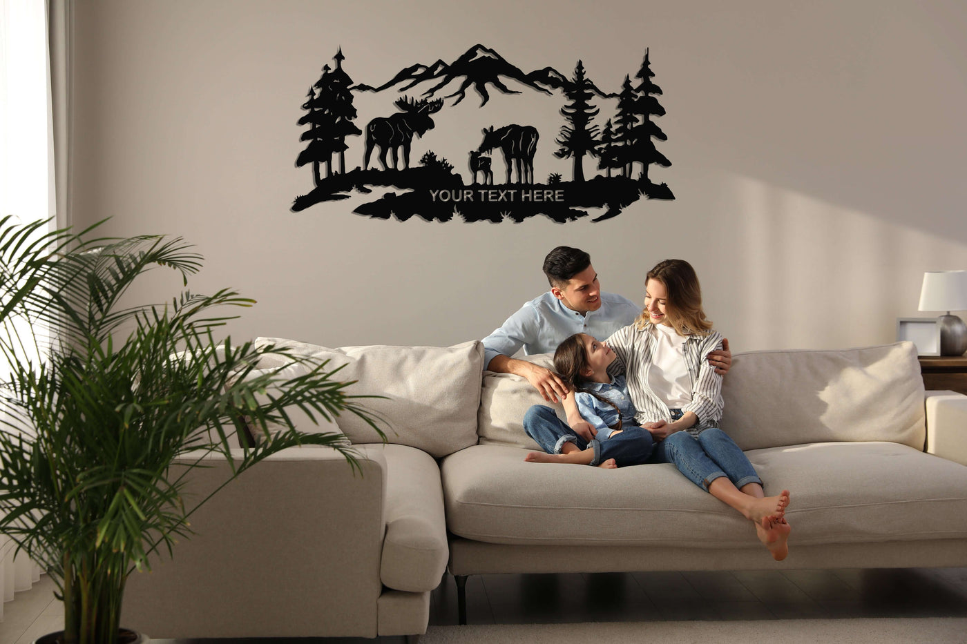 Personalized Moses Family Metal Wall Art – Dekadron