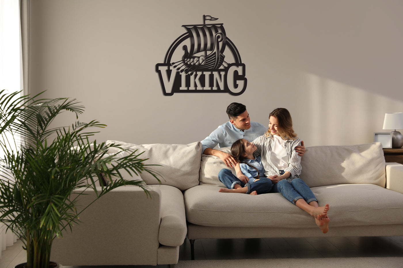 Viking Ship Metal Wall Art