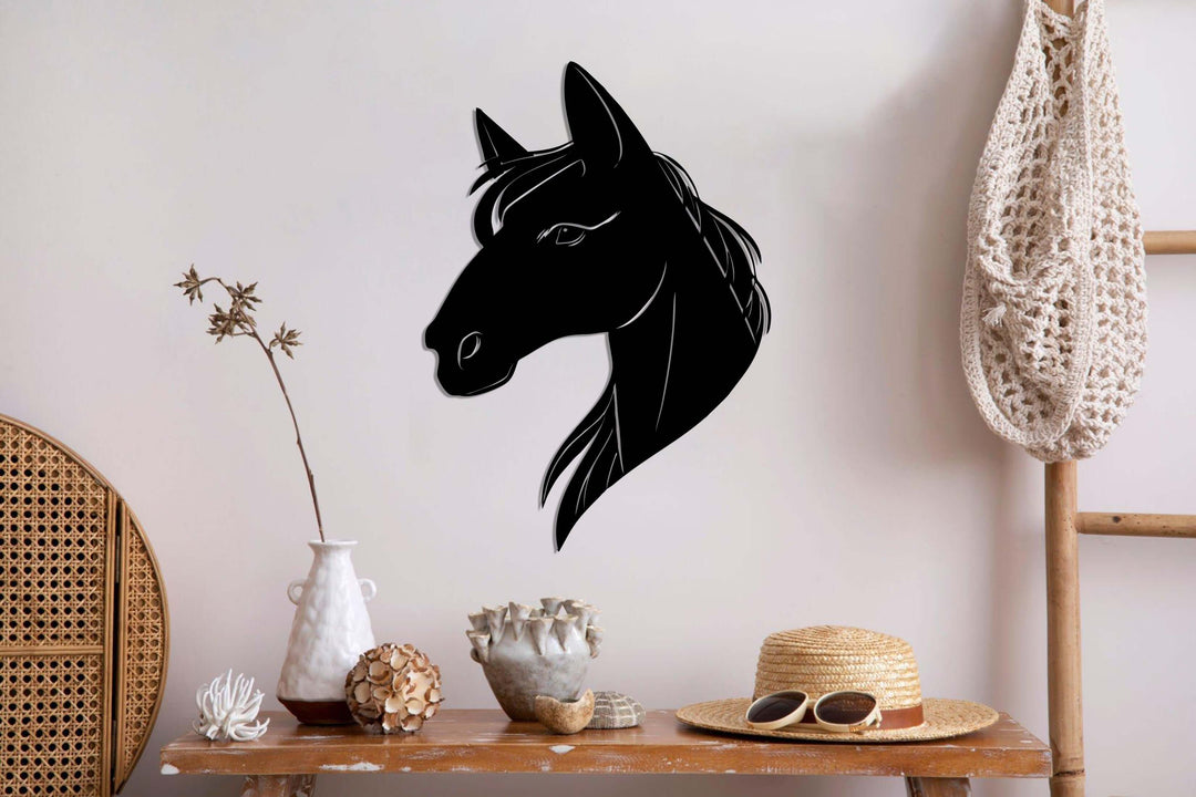 Handsome Horse Metal Wall Art - Decor available at Dekadron for $99.90