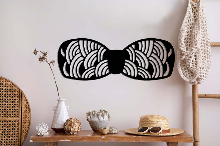 Ribbon Metal Wall Art - Decor available at Dekadron for $99.90