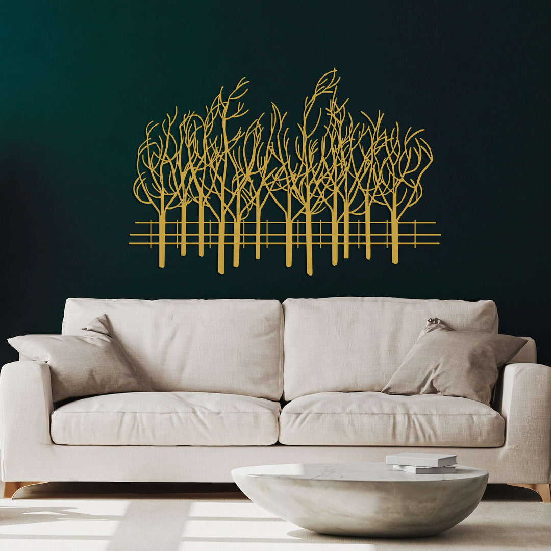 Yarn Forest Metal Wall Art - Decor available at Dekadron for $164.90