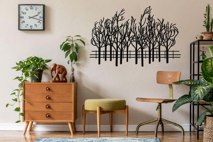 Yarn Forest Metal Wall Art - Decor available at Dekadron for $159.90