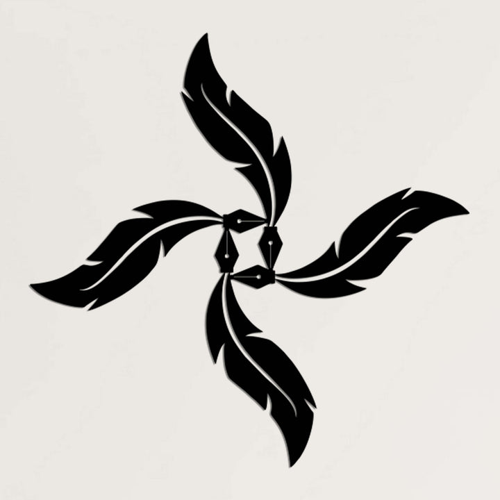 Quill Metal Wall Art - Decor available at Dekadron for $99.90