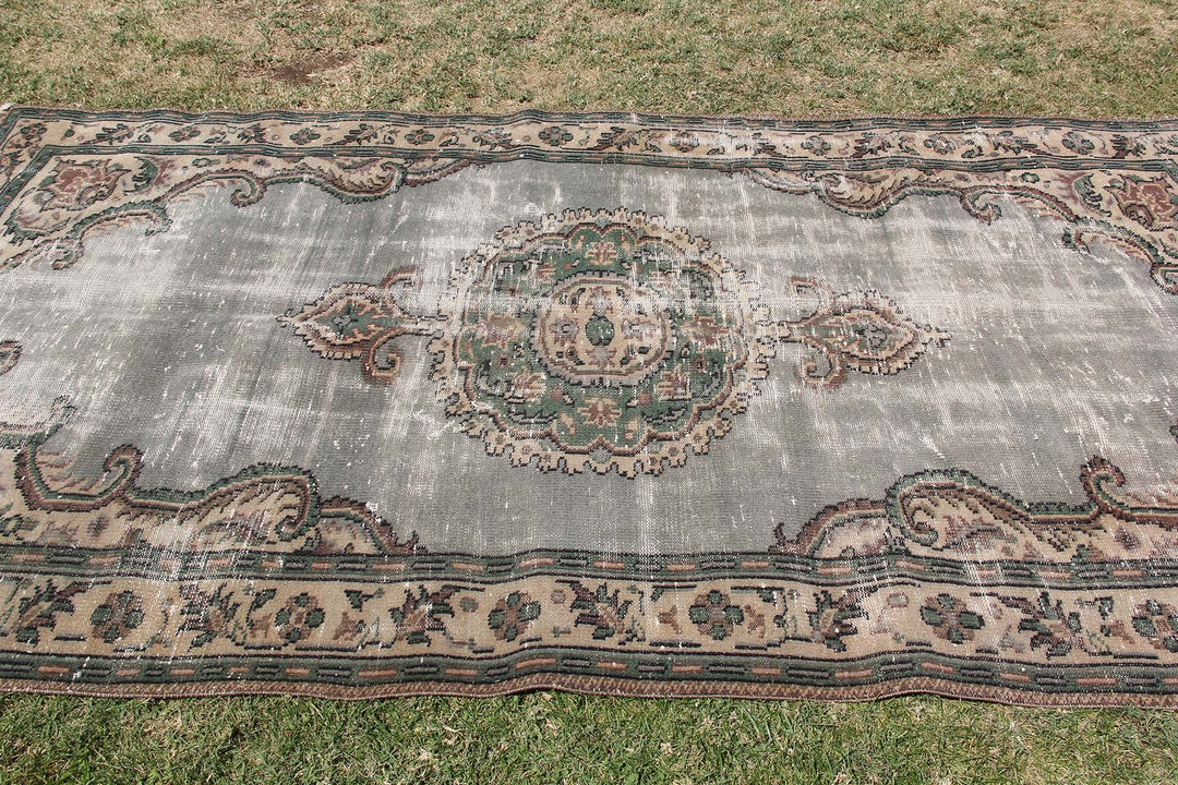 Vintage Handmade Unique Rug  5'10'' X 9'6''