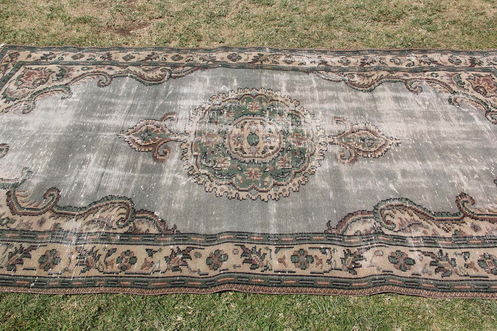 Vintage Handmade Unique Rug  5'10'' X 9'6''