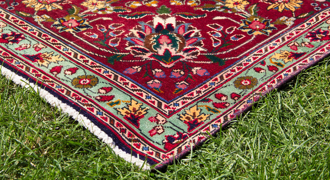 Vintage Oriental Premium Handmade Unique Rug Natural 9'7''  X  13'3''