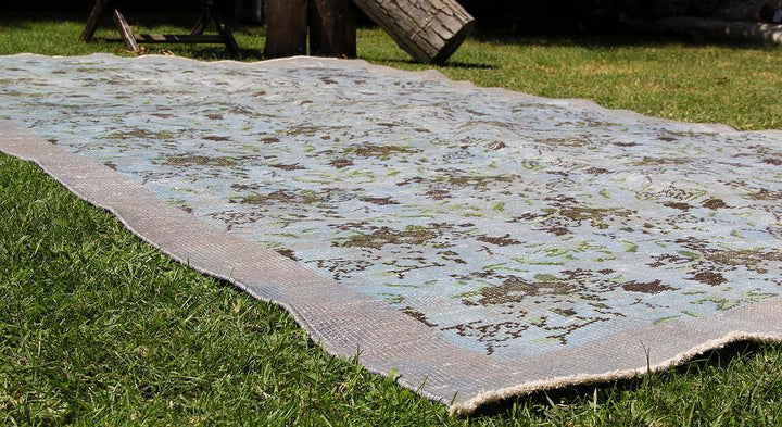 Vintage Handmade Unique Rug  6'2'' X 10'3''