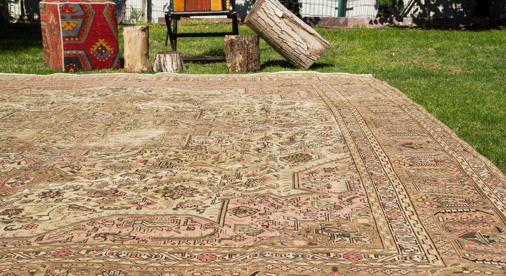 Vintage Oriental Premium Handmade Unique Rug  9'6'' X 12'8''