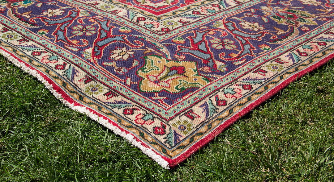 Vintage Oriental Premium Handmade Unique Rug  9'10'' X 12'10''